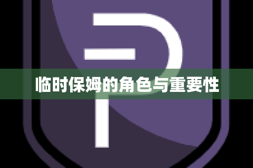 临时保姆的角色与重要性
