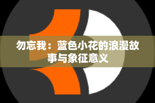 勿忘我：蓝色小花的浪漫故事与象征意义