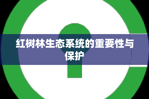 红树林生态系统的重要性与保护