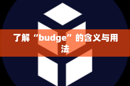 了解“budge”的含义与用法