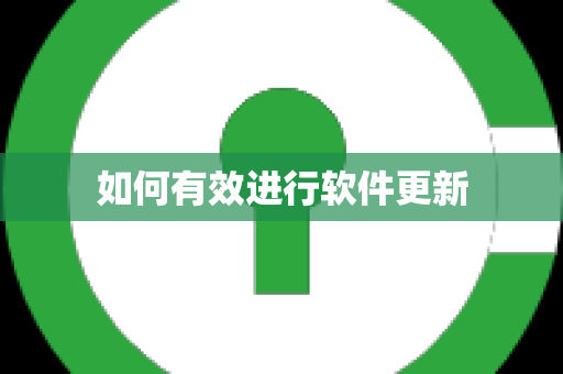 如何有效进行软件更新