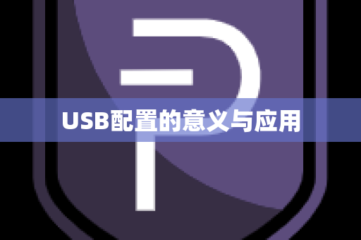 USB配置的意义与应用