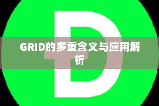 GRID的多重含义与应用解析