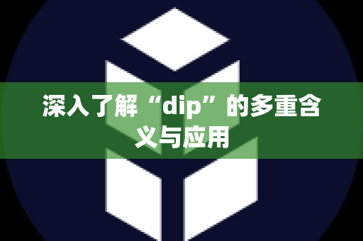 深入了解“dip”的多重含义与应用