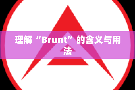 理解“Brunt”的含义与用法