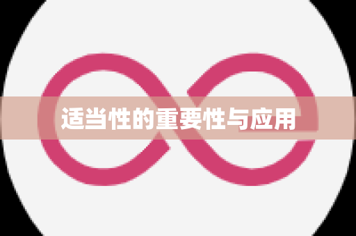 适当性的重要性与应用