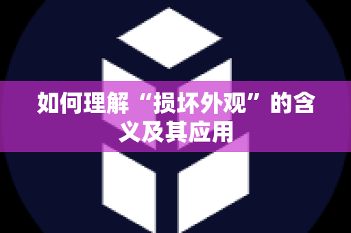 如何理解“损坏外观”的含义及其应用