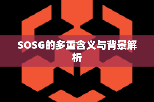 SOSG的多重含义与背景解析