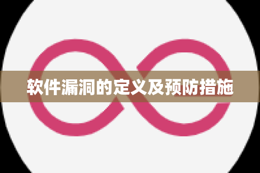 软件漏洞的定义及预防措施