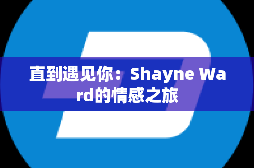 直到遇见你：Shayne Ward的情感之旅