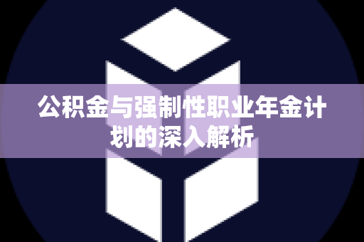 公积金与强制性职业年金计划的深入解析