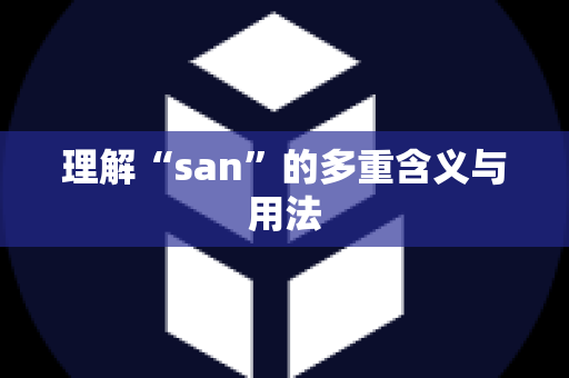 理解“san”的多重含义与用法