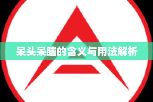 呆头呆脑的含义与用法解析