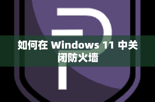 如何在 Windows 11 中关闭防火墙