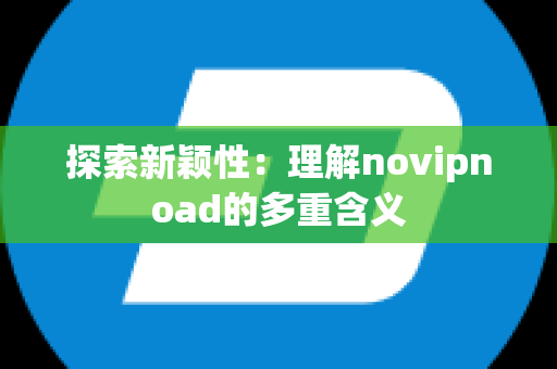 探索新颖性：理解novipnoad的多重含义