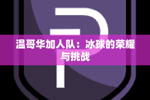 温哥华加人队：冰球的荣耀与挑战