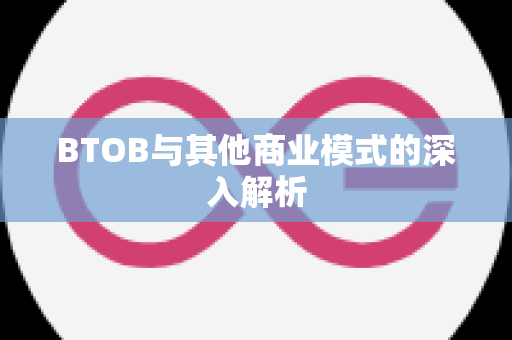 BTOB与其他商业模式的深入解析