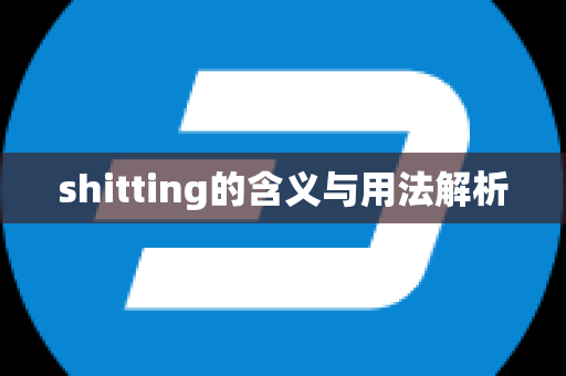 shitting的含义与用法解析