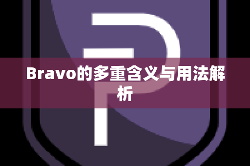 Bravo的多重含义与用法解析