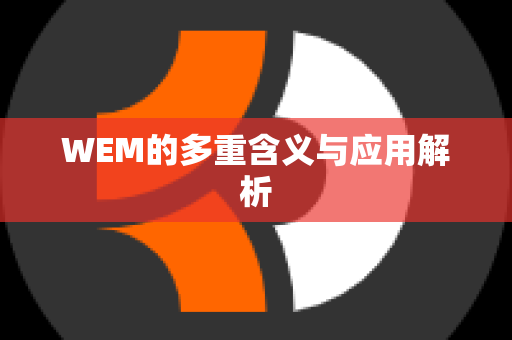 WEM的多重含义与应用解析