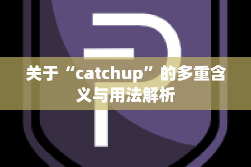 关于“catchup”的多重含义与用法解析